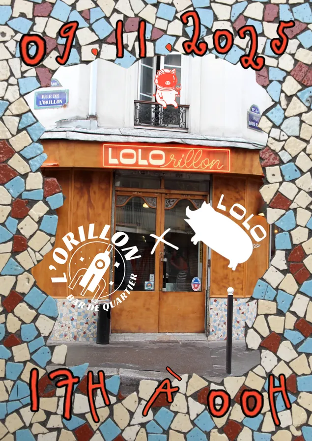L’Orillon × Lolo, affiche